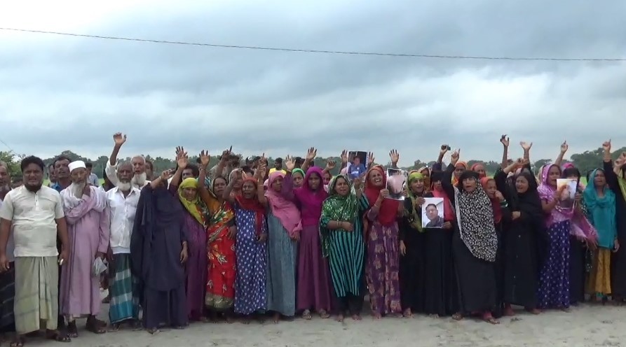 কচুয়ায় ইউপি সদস্যের উপর হামলার প্রতিবাদে হামলাকারীদের শাস্তির দাবিতে বিক্ষোভ মিছিল